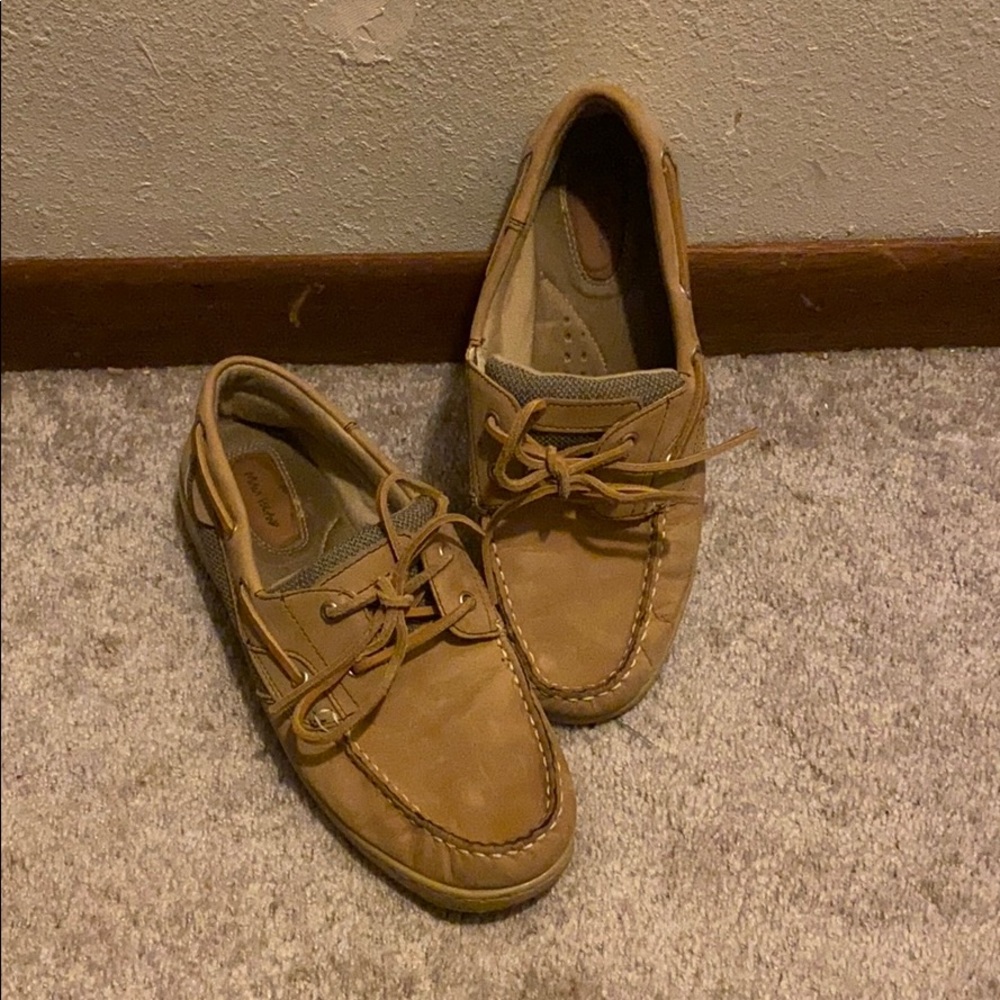 Tan Slip-on loafers